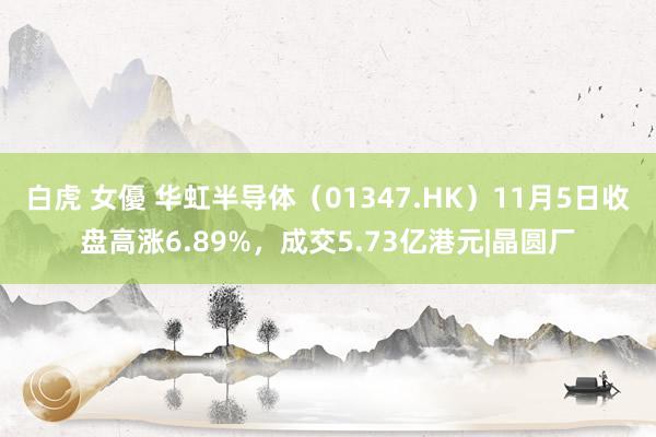 白虎 女優 华虹半导体（01347.HK）11月5日收盘高涨6.89%，成交5.73亿港元|晶圆厂